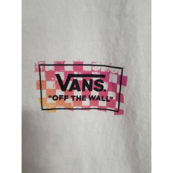 White Vans T-shirt Size Large #A60 - Picture 1 of 11